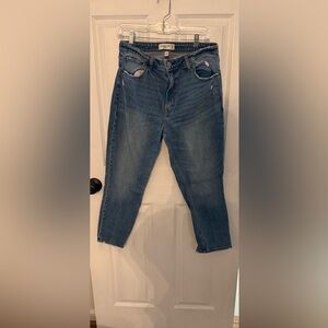 Abercrombie & Fitch Sz 31/12S Blue Curve Love High Rise Super Skinny Ankle Jeans